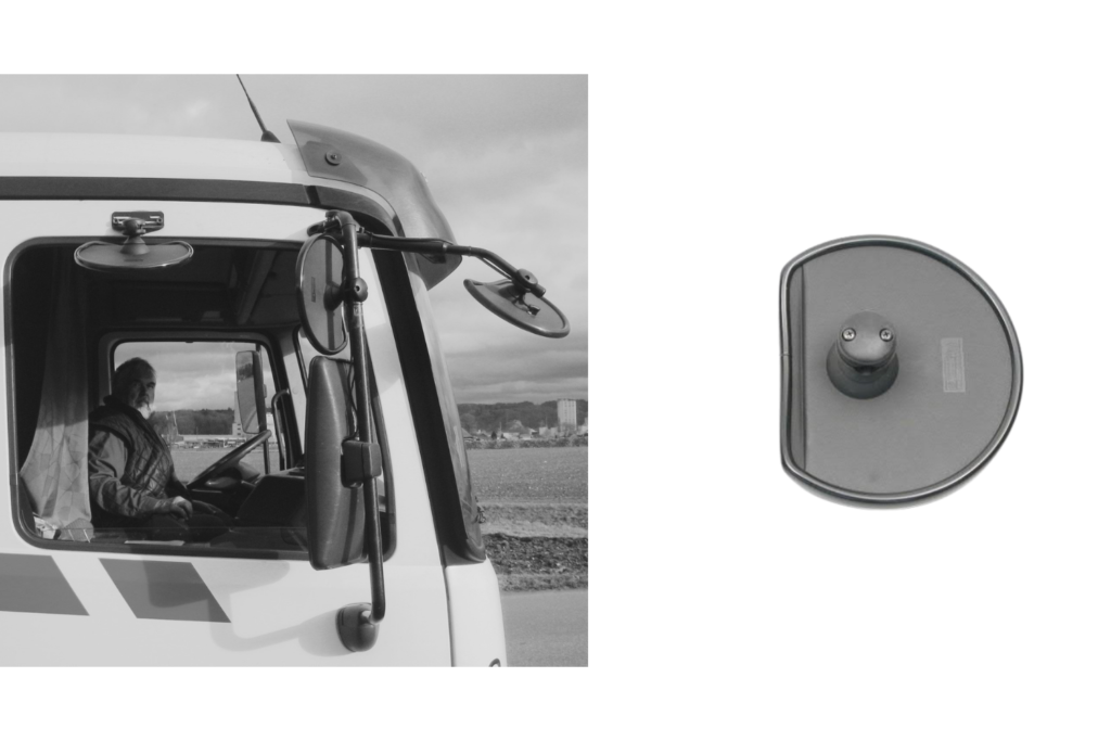 Toter-Winkel-Spiegel, Weitwinkel-Rückspiegel 360-Grad-Drehung  Universal-Auto-Zusatzspiegel Vorder- / Hinterräder Beobachtung für PKW LKW  Suv